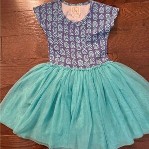 Blue and Teal Kids Dress